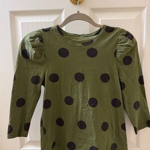 Green Polka Dot Women’s Shirt
